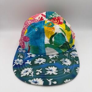 Jams World Hat Mens Vintage 80s Patchwork Cap Made in the USA RARE